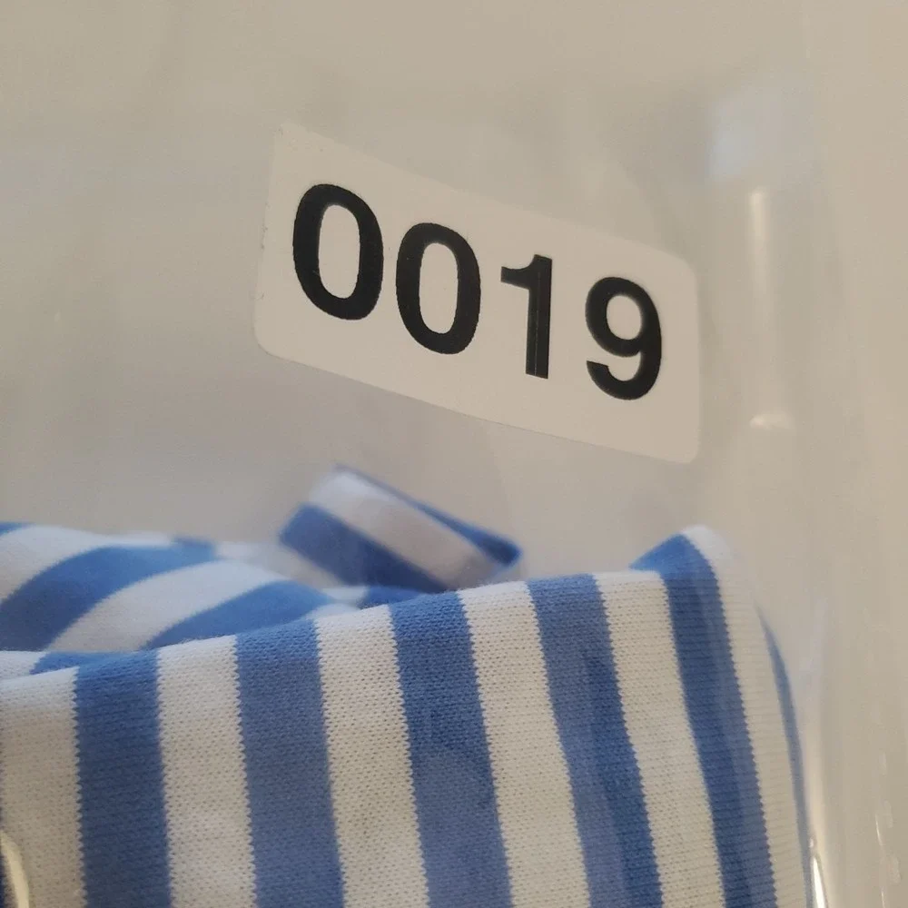 Polo‎ Golf Ralph Lauren Men's Large Golf 100% Cotton Striped Blue Polo